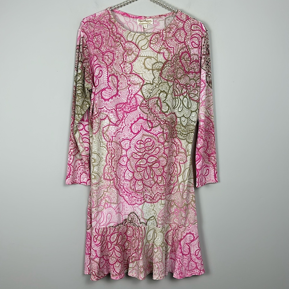 Elysa Suzanne long sleeve dress SIZE L Simply Adorable